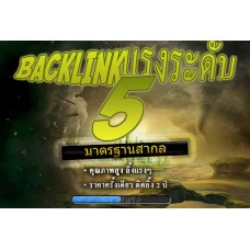 แฮ - ของหมด แพคเกจ Backlink ระดับ 5 - เว็บที่ E529